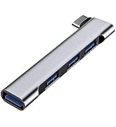 USB C Hub,4-Port Mini USB-C Hub 3.0,Portable USB hub for Laptop,USB C Expander for Laptop,PC,MacB...