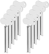 Framendino, 10 Pack Stainless Steel Tube Squeezer Toothpaste Squeezer Keys Dispenser Roller for T...