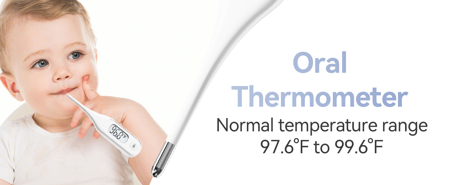 Safe Oral Thermometer for Adults