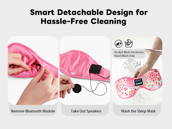 bonnet with bluetooth sleep mask