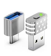 Geyes USB Mouse Mover, Undetectable Mouse Jiggler Device Has Two Swing Modes Jiggle and Multi-Tra...