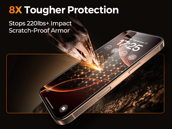 glass screen protector 16 pro