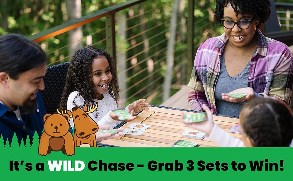 card game, family fun, quick to play, ages 7 and up, 2-8 players