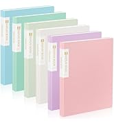 6 Pack Binder with Plastic Sleeves 18-Pocket, Displays 36 Pages, Sooez 8.5x11 Presentation Folder...