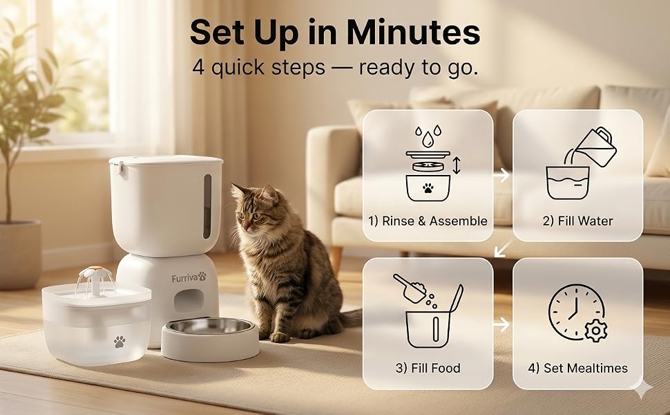 Set up in minutes