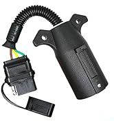 CARROFIX 7-Way Blade to 4-Way Flat Trailer Connector Single-Function Wiring Adapter