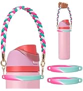 HEYSKAY Water Bottle Handle with Strap for Stanley 12-40oz Tumbler Owala 24-40oz Water Bottle Str...