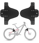 2PCS MTB Mountain Bike Mud Guard Wings, Front &amp; Rear Universal Bicycle Mudguards with 12 Ties, Ad...