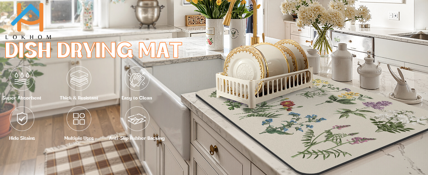 dish drying mat