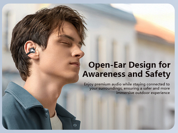 Open Ear Clip On Earbuds