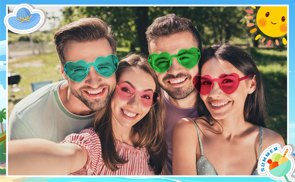 heart shaped sunglasses