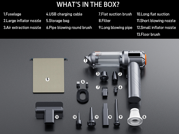 Handheld Car Vacuum Portable Cordless