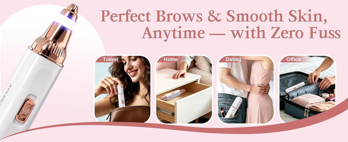 Eyebrow Trimmer and Facial Hair Remover