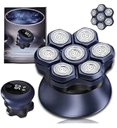 Head Shavers for Bald Men with an Extra Head,Magnetic Head Shaver,Waterproof Wet Dry Shaving,Elec...