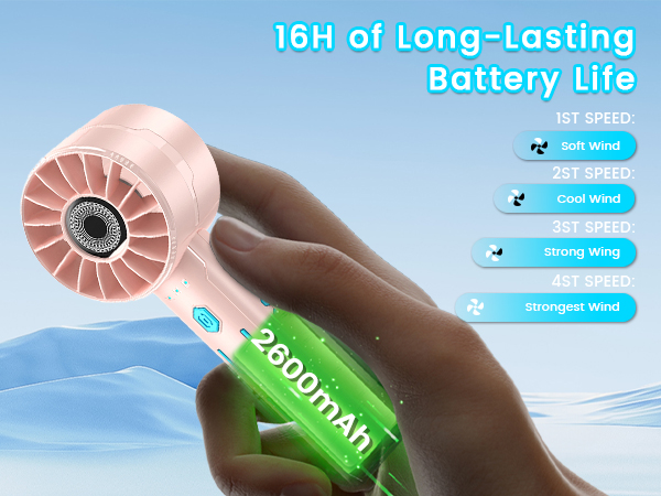 handheld fan rechargeable
