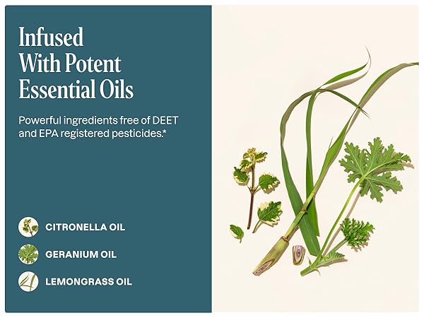 Infused with Potent Essential Oils