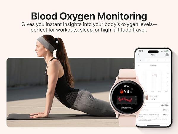 Blood oxygen monitoring