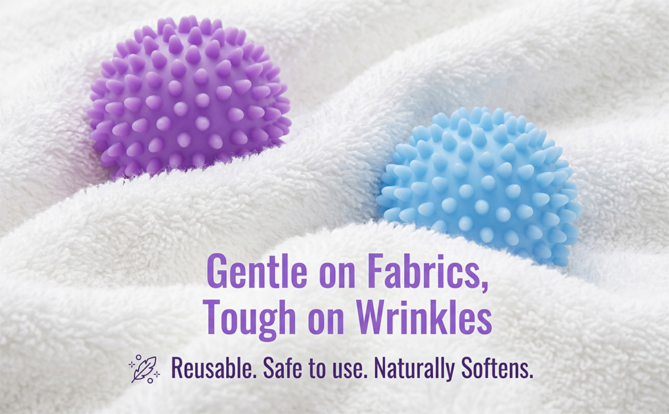 Soft and gentle on fabrics, effectively smooths out wrinkles, and is reusable.