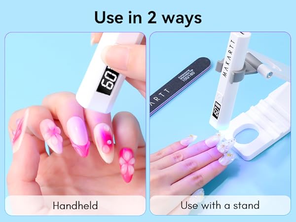 handheld UV Nail lamp for gel nail polish