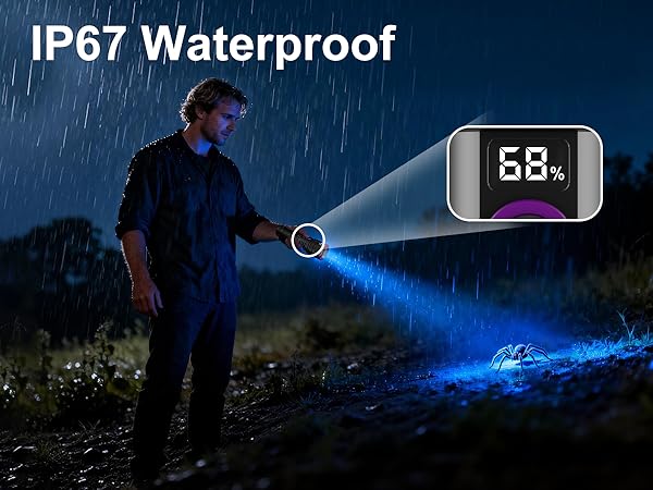 waterproof uv flashlight