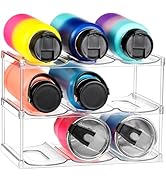 LARGER Compartment - Stackable Water Bottle Organizer Holder - for Stanley &amp; Others' Large Tumble...