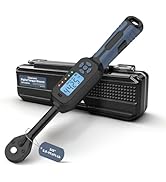 CHEERSONIC 3/8" Digital Torque Wrench | 2.2-44.3 ft.lb | ±2% Accuracy | Dual Alarm System | Short...