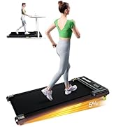 Akluer Walking Pad Treadmill, Portable Under Desk Treadmill 330lbs Capacity, Compact Treadmills M...