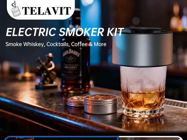 electric whiskey smoker kit