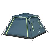 Naturehike Cape Lite 4-6 Person Camping Tent, Easy Setup in Seconds Instant Cabin Tents for Famil...