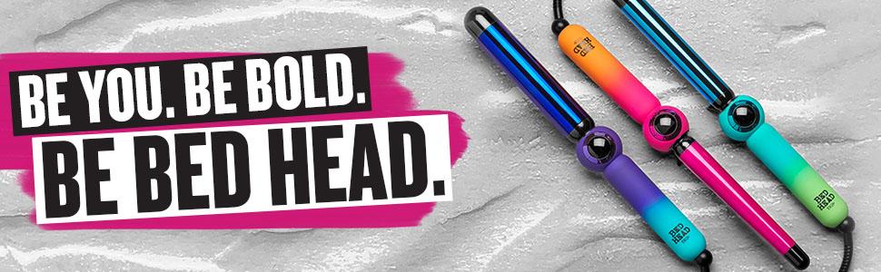 curling iron; curling irons; curling wand; curling wands; tapered curling wand; bed head; BH382