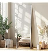 Delma Full Length Mirror,Large Floor Mirror with Aluminum Frame for Bedroom, Bathroom, Living Roo...