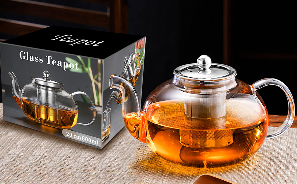 glass teapot