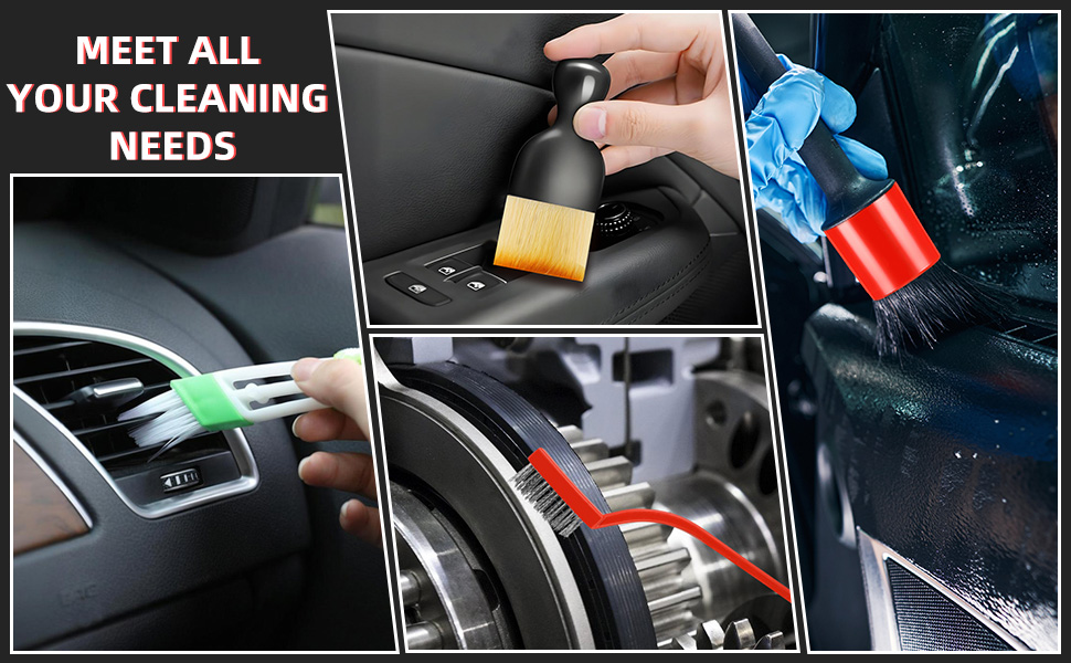 13PCS Car Detailing Brush Set