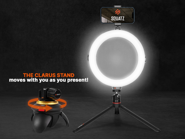 SQUATZ 11’’ LED 12W Selfie Ring Light R11 with Wired Control,