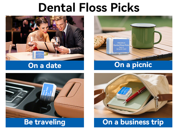 Unflavored Floss Picks