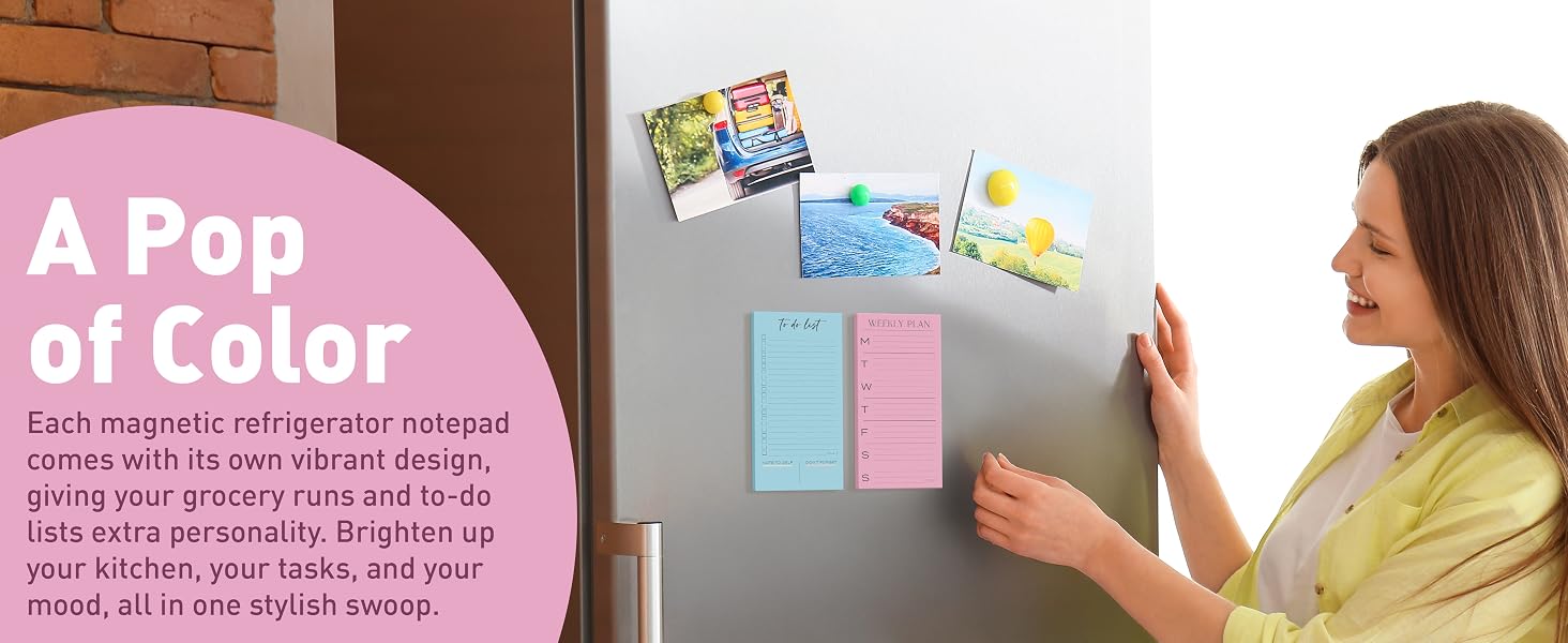 refrigerator shopping list magnetic to do list fridge magnet refrigerator note pads with magnet