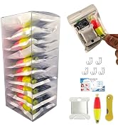 LoDinpo Mini Survival Fishing Kit–Compact Emergency Fishing Gear for Camping,Hiking,Bushcraft,Bac...
