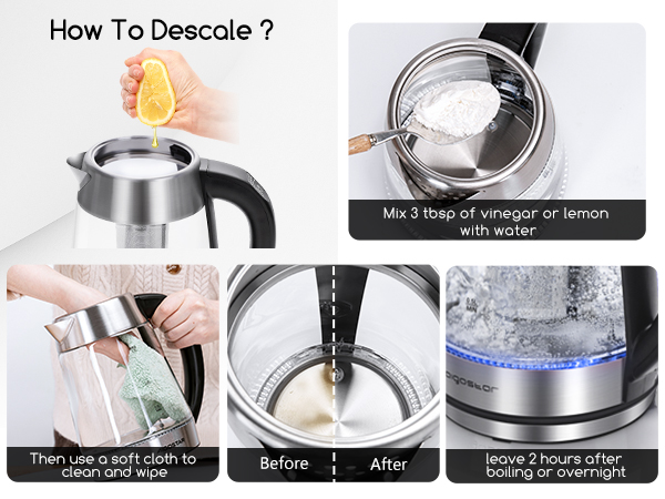 electric kettle temperature control tea kettle water kettle electric teapot glass kettle waterboiler