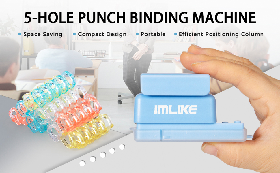 5 hole mini binding machine