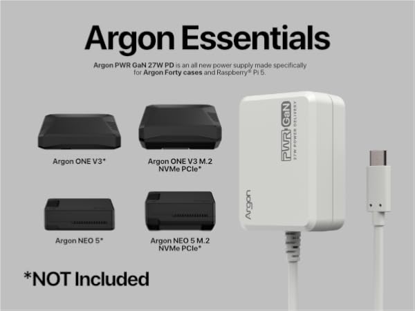 Argon Essentials - Argon PWR GaN 27W PD