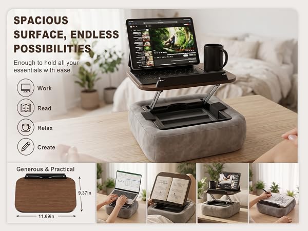 Lap Book Pillow Holder