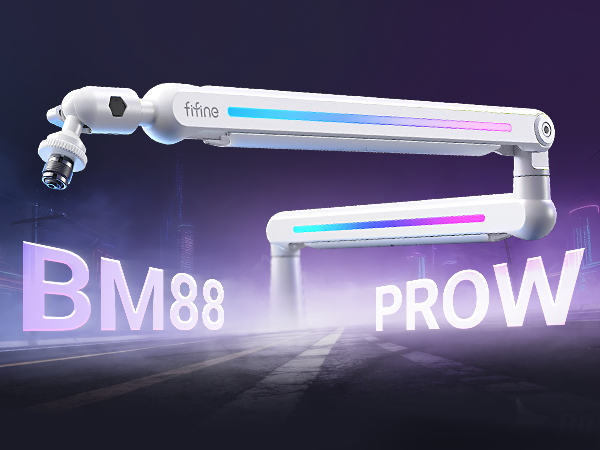 metal controllable rgb mic arm