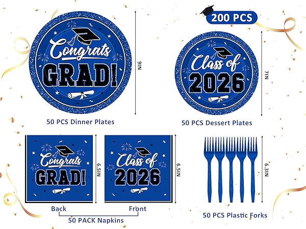 Graduation Party Supplies Set