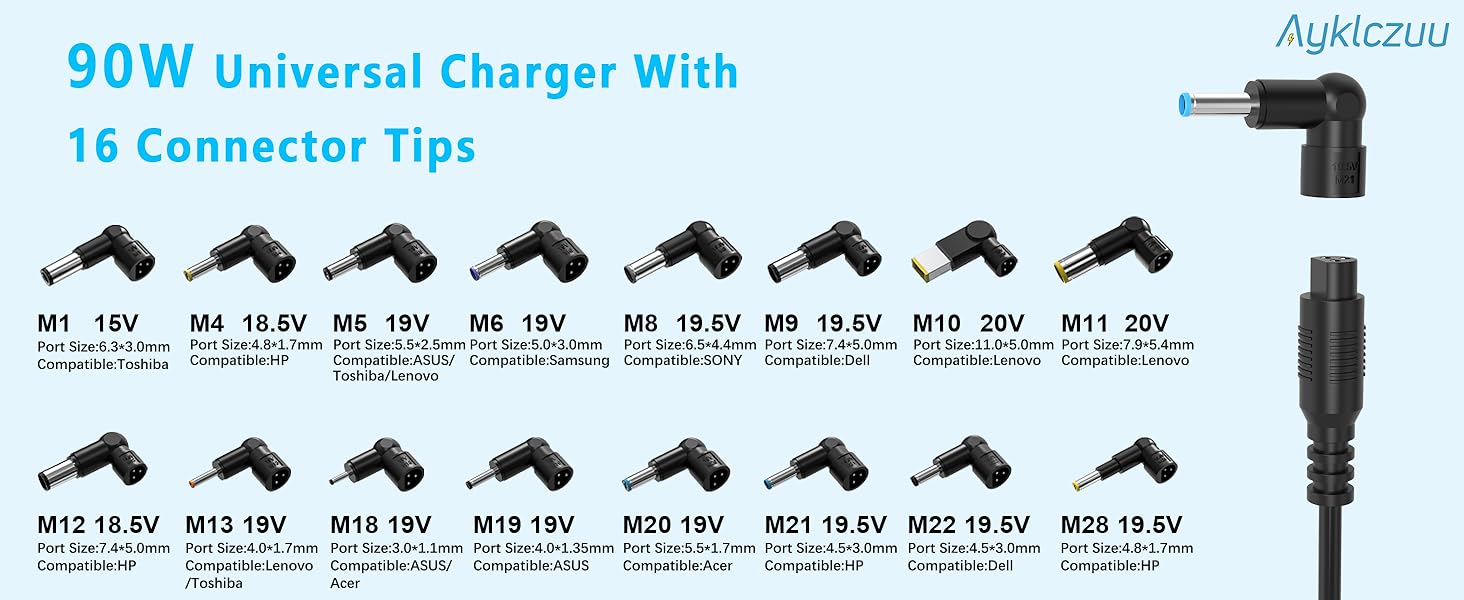 universal laptop charger