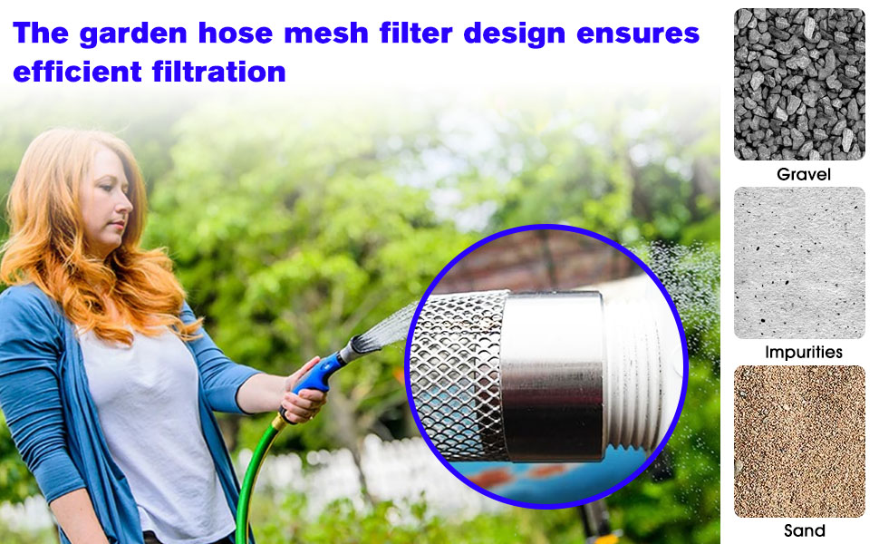 garden hose strainer