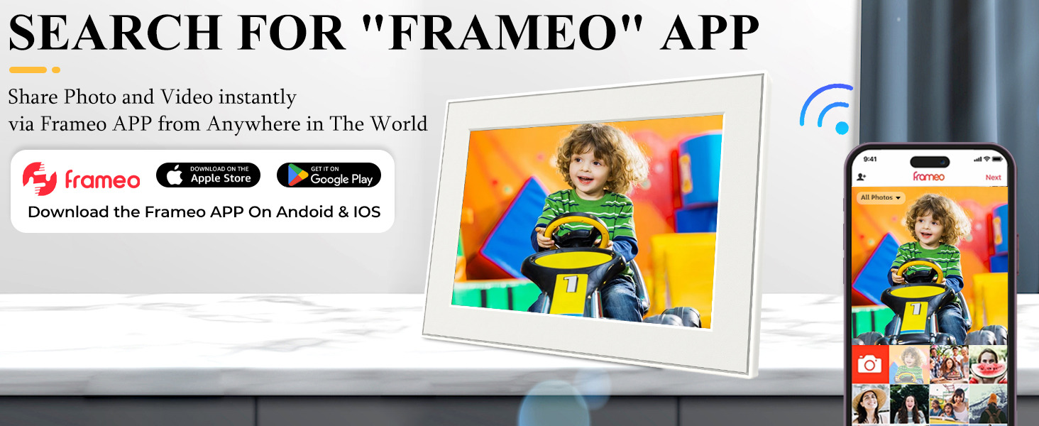 frame,house warming gifts new home,frameo digital frame,cadre photo,frameo,electronics,cadre