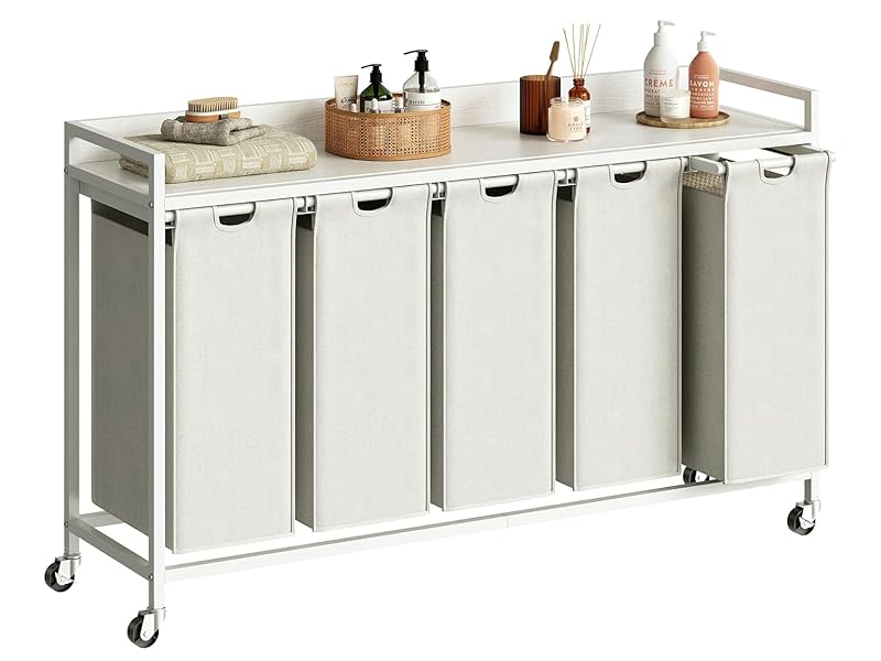 Laundry Basket 5 Section