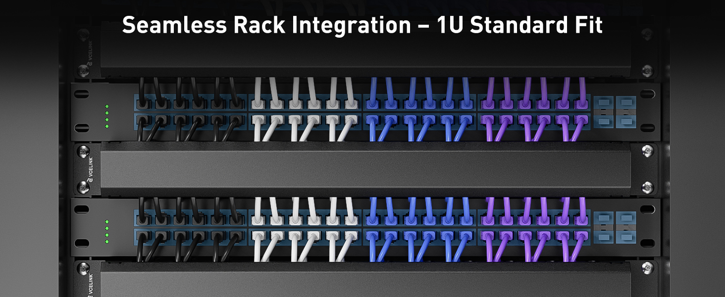 1u 12-slot rack cable management