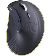 JOMAA Ergonomic Wireless Bluetooth Vertical Silent Mouse, Rechargeable with Backlight and Fast Sc...