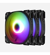 InWin Neptune AN120-3PK, 120mm PWM ARGB Fans, Triple Pack, Customizable Lighting, Static Pressure...
